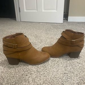 Brown booties